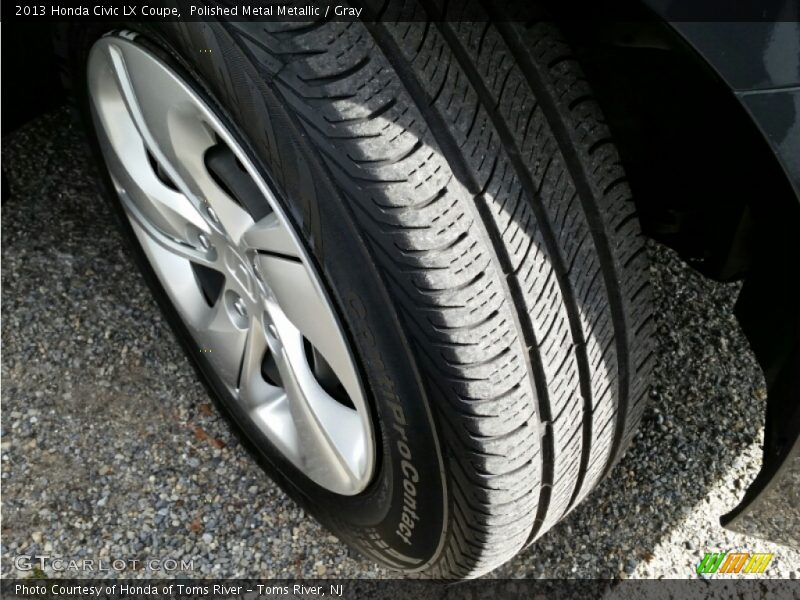 Polished Metal Metallic / Gray 2013 Honda Civic LX Coupe