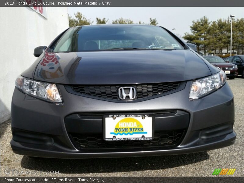 Polished Metal Metallic / Gray 2013 Honda Civic LX Coupe