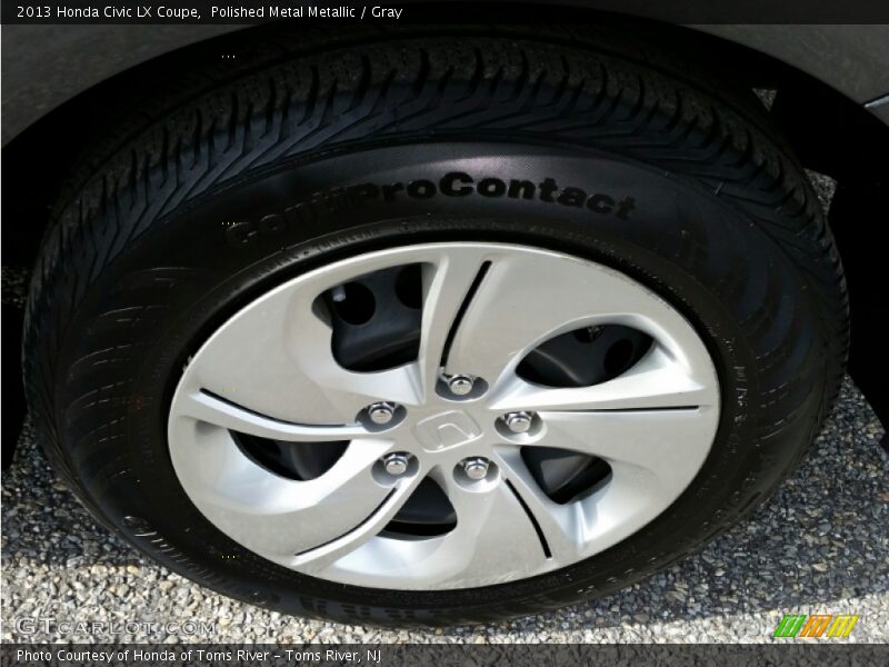 Polished Metal Metallic / Gray 2013 Honda Civic LX Coupe
