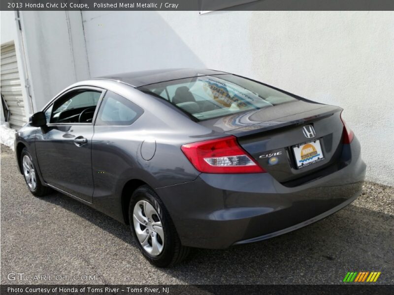 Polished Metal Metallic / Gray 2013 Honda Civic LX Coupe