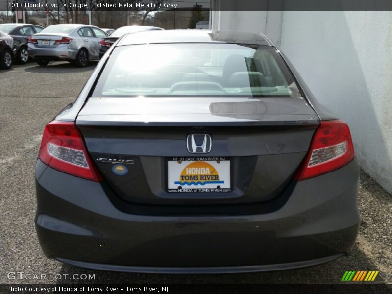 Polished Metal Metallic / Gray 2013 Honda Civic LX Coupe