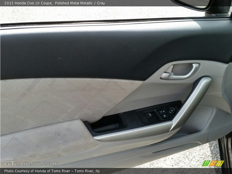 Polished Metal Metallic / Gray 2013 Honda Civic LX Coupe