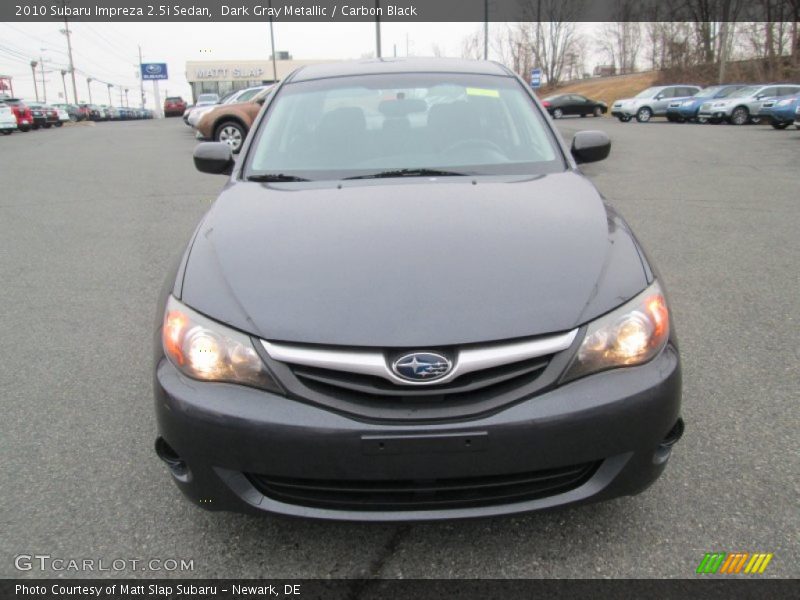 Dark Gray Metallic / Carbon Black 2010 Subaru Impreza 2.5i Sedan
