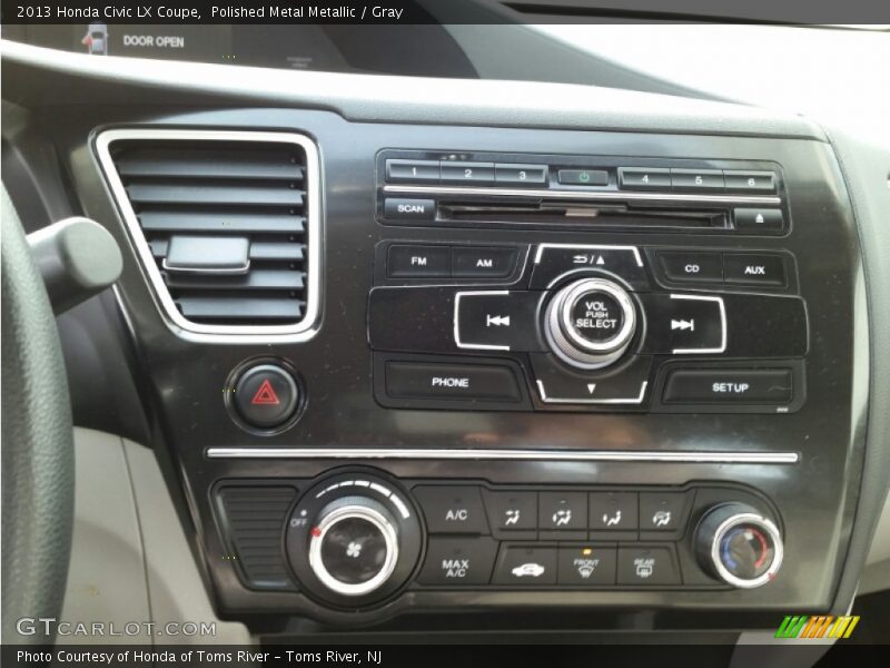 Polished Metal Metallic / Gray 2013 Honda Civic LX Coupe