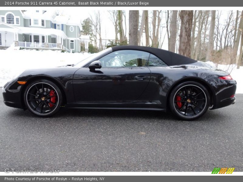 2014 911 Carrera 4S Cabriolet Basalt Black Metallic