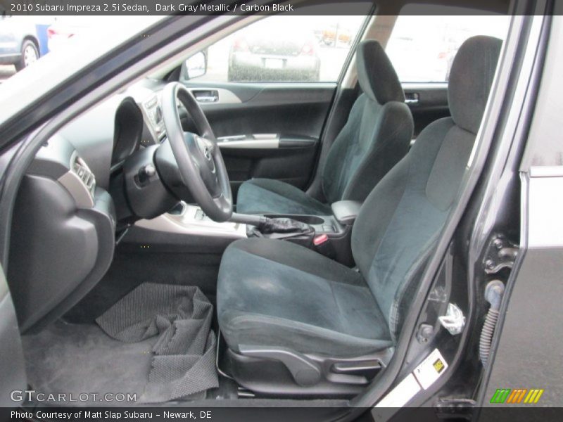 Dark Gray Metallic / Carbon Black 2010 Subaru Impreza 2.5i Sedan