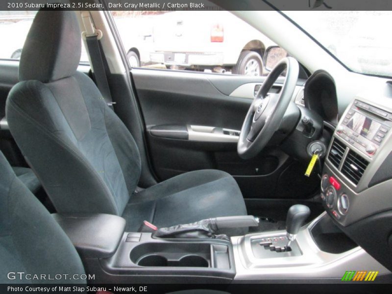 Dark Gray Metallic / Carbon Black 2010 Subaru Impreza 2.5i Sedan