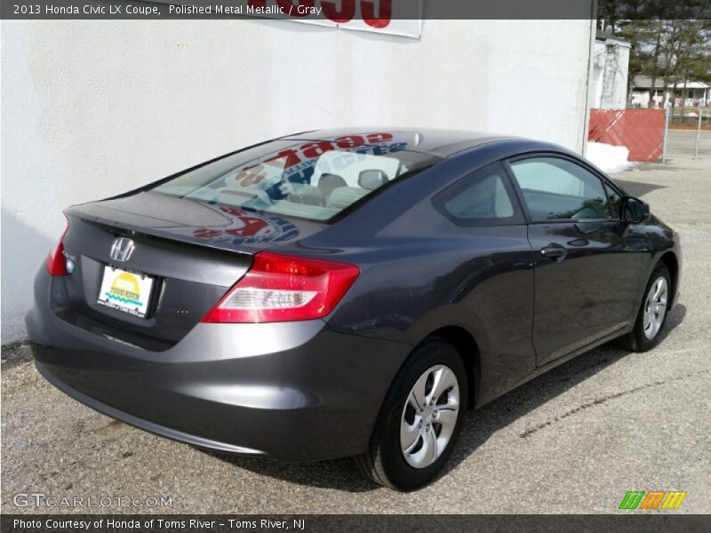 Polished Metal Metallic / Gray 2013 Honda Civic LX Coupe