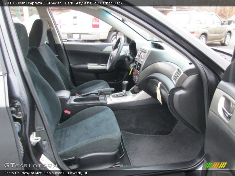 Dark Gray Metallic / Carbon Black 2010 Subaru Impreza 2.5i Sedan