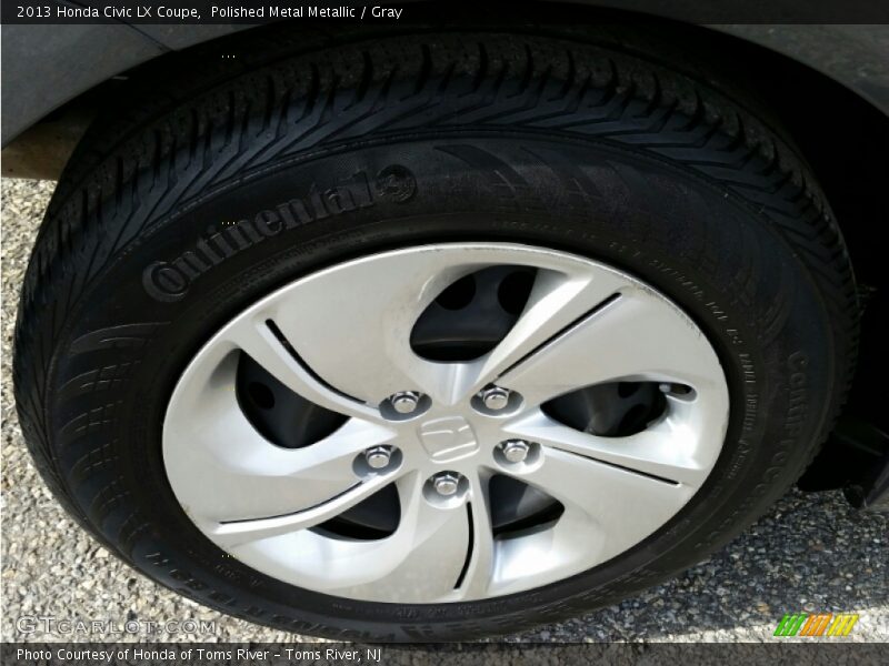 Polished Metal Metallic / Gray 2013 Honda Civic LX Coupe