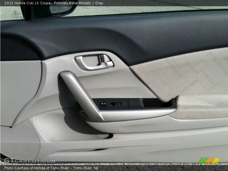 Polished Metal Metallic / Gray 2013 Honda Civic LX Coupe