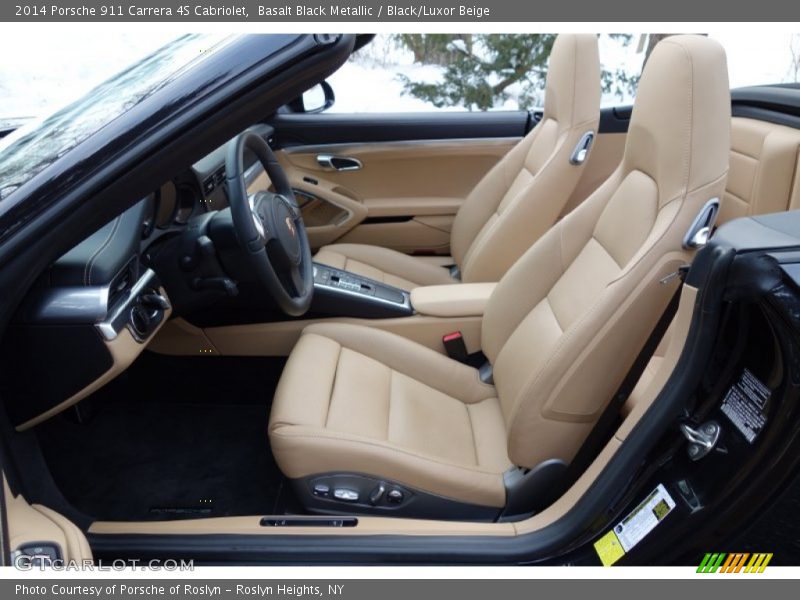 Front Seat of 2014 911 Carrera 4S Cabriolet