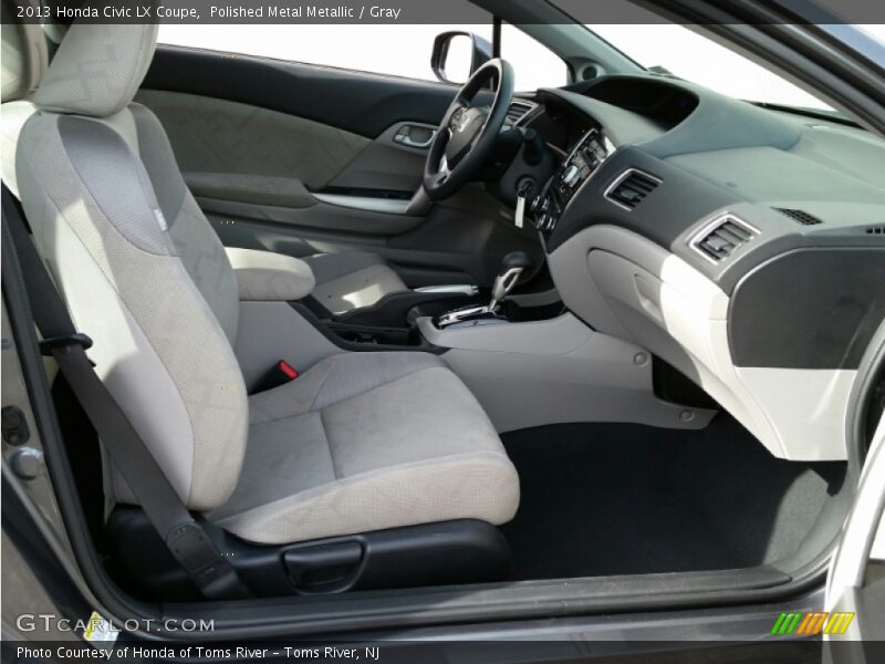 Polished Metal Metallic / Gray 2013 Honda Civic LX Coupe