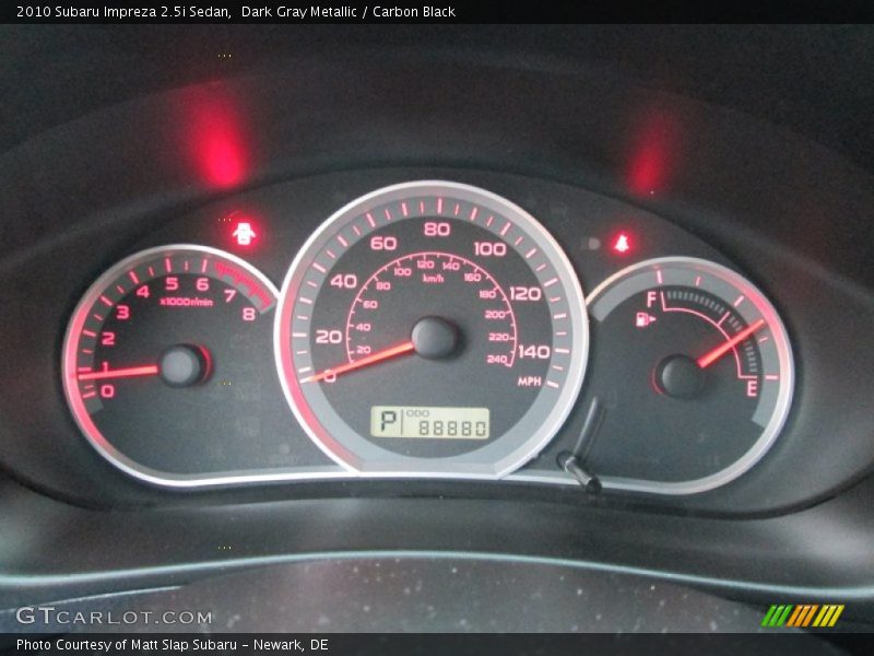 Dark Gray Metallic / Carbon Black 2010 Subaru Impreza 2.5i Sedan