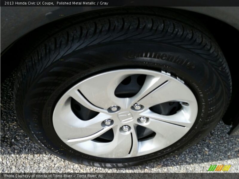 Polished Metal Metallic / Gray 2013 Honda Civic LX Coupe