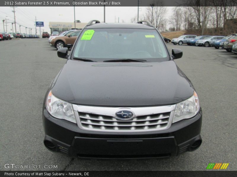 Obsidian Black Pearl / Black 2012 Subaru Forester 2.5 X Premium