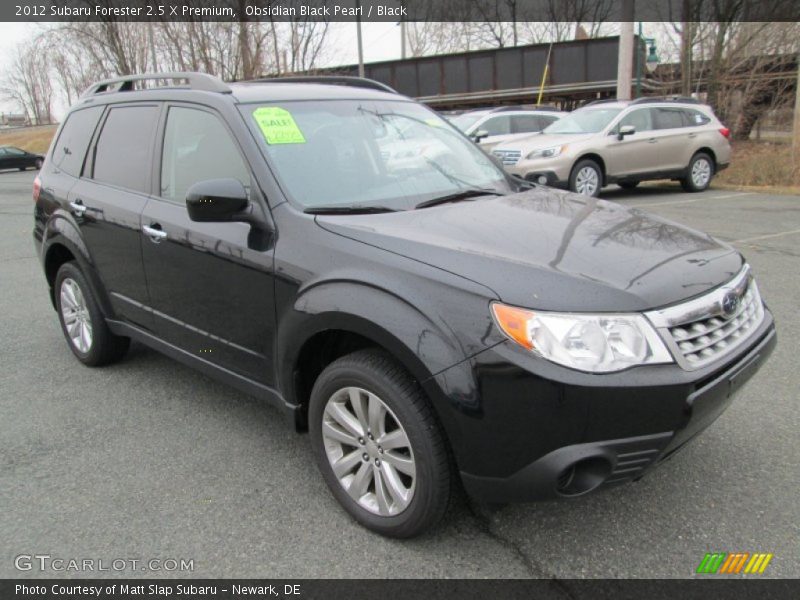 Obsidian Black Pearl / Black 2012 Subaru Forester 2.5 X Premium