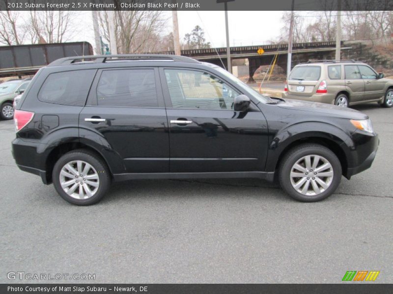 Obsidian Black Pearl / Black 2012 Subaru Forester 2.5 X Premium