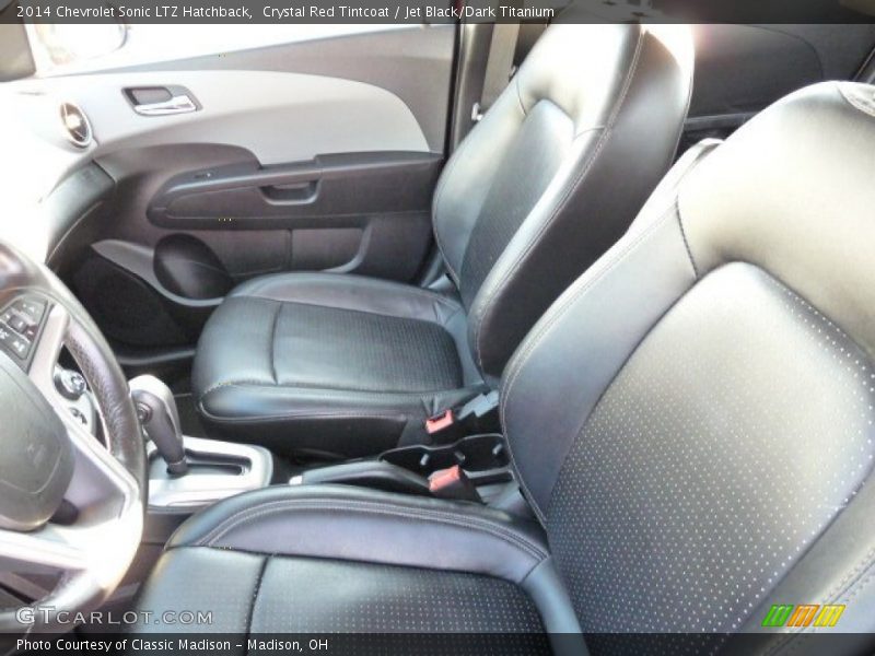 2014 Sonic LTZ Hatchback Jet Black/Dark Titanium Interior