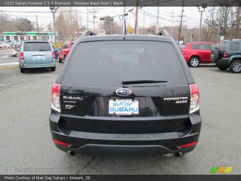 Obsidian Black Pearl / Black 2012 Subaru Forester 2.5 X Premium