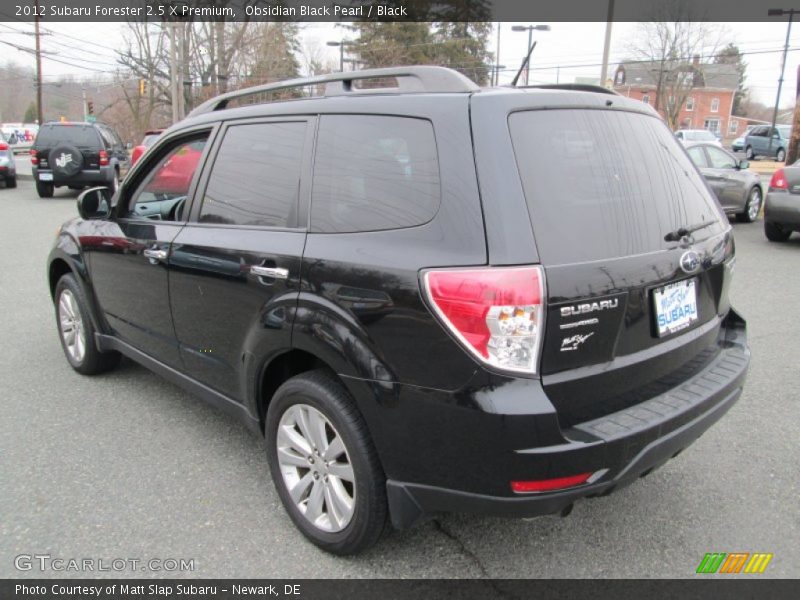 Obsidian Black Pearl / Black 2012 Subaru Forester 2.5 X Premium