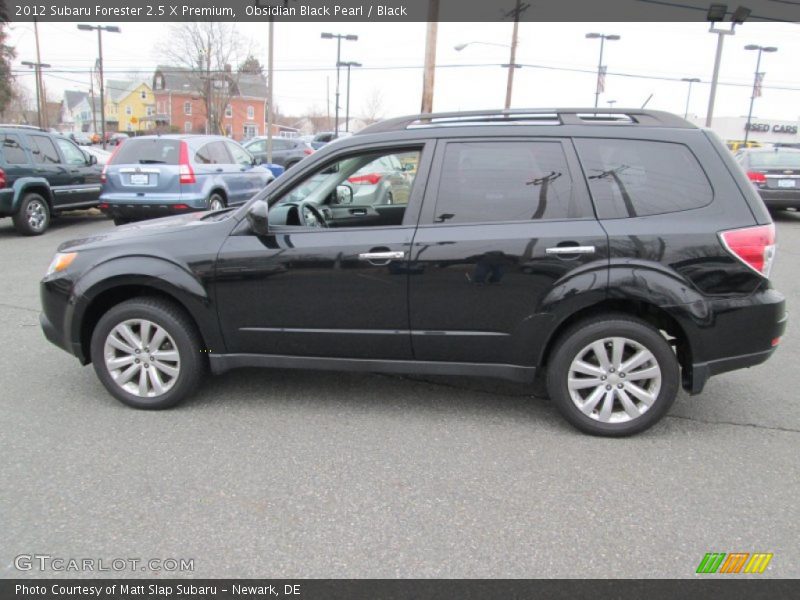 Obsidian Black Pearl / Black 2012 Subaru Forester 2.5 X Premium