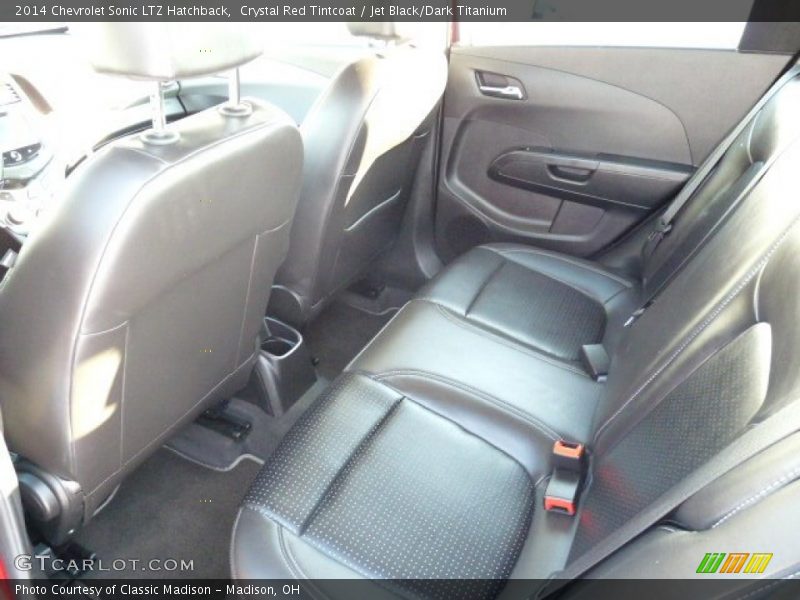 Rear Seat of 2014 Sonic LTZ Hatchback