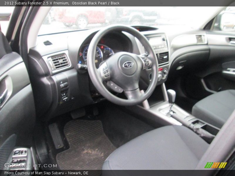 Obsidian Black Pearl / Black 2012 Subaru Forester 2.5 X Premium