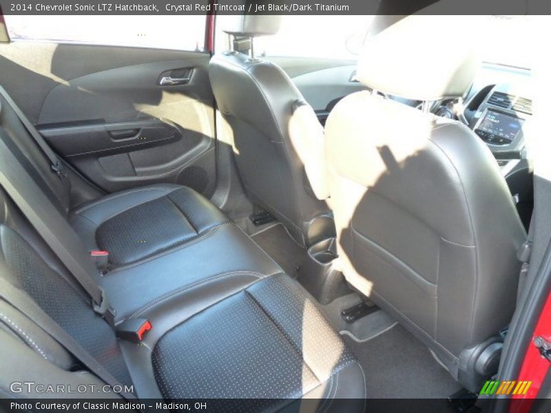 Rear Seat of 2014 Sonic LTZ Hatchback