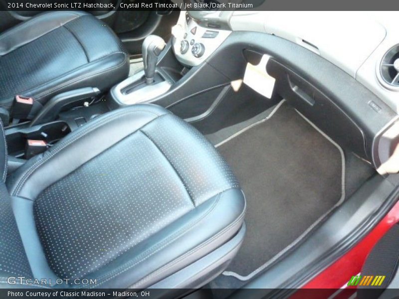 Crystal Red Tintcoat / Jet Black/Dark Titanium 2014 Chevrolet Sonic LTZ Hatchback