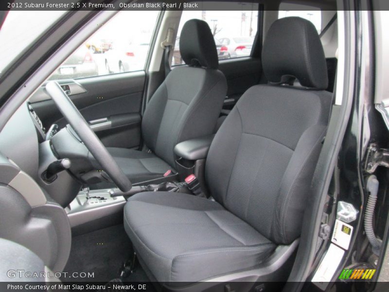 Obsidian Black Pearl / Black 2012 Subaru Forester 2.5 X Premium