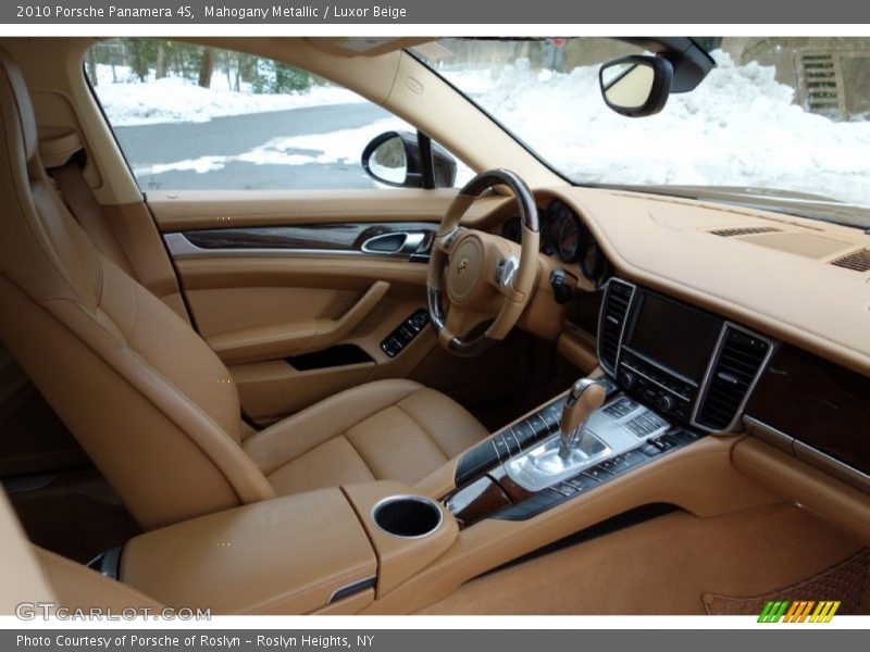 Mahogany Metallic / Luxor Beige 2010 Porsche Panamera 4S