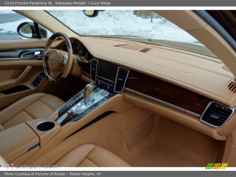 Mahogany Metallic / Luxor Beige 2010 Porsche Panamera 4S