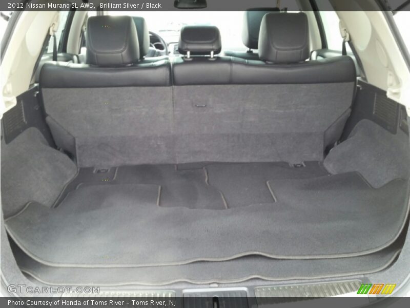 Brilliant Silver / Black 2012 Nissan Murano SL AWD