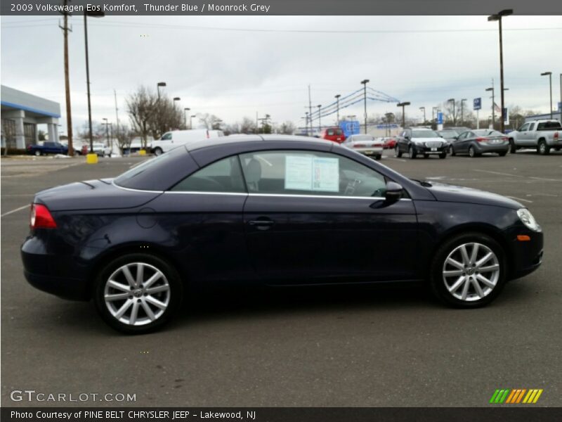 Thunder Blue / Moonrock Grey 2009 Volkswagen Eos Komfort