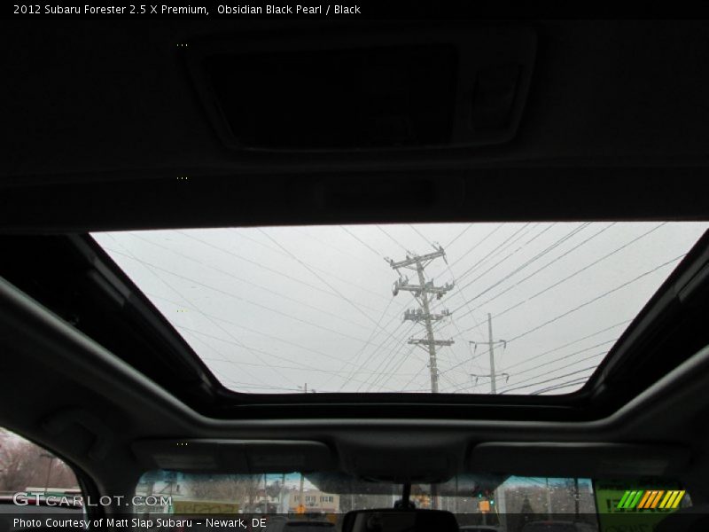 Obsidian Black Pearl / Black 2012 Subaru Forester 2.5 X Premium