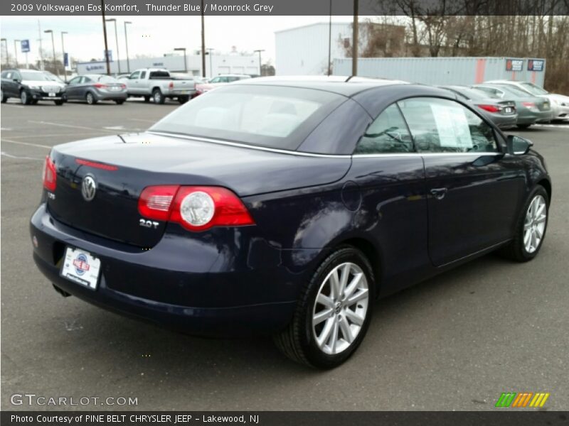 Thunder Blue / Moonrock Grey 2009 Volkswagen Eos Komfort