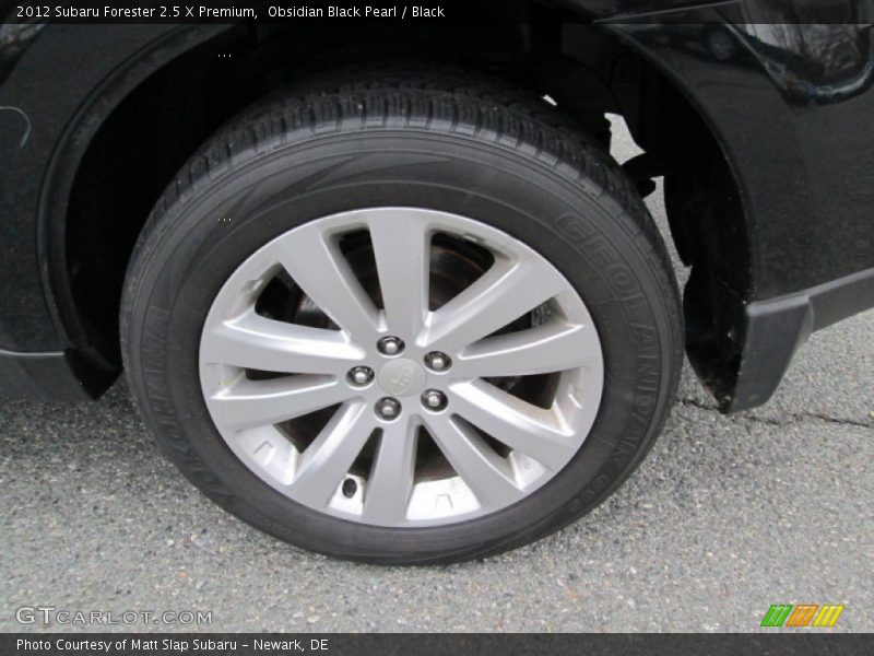 Obsidian Black Pearl / Black 2012 Subaru Forester 2.5 X Premium
