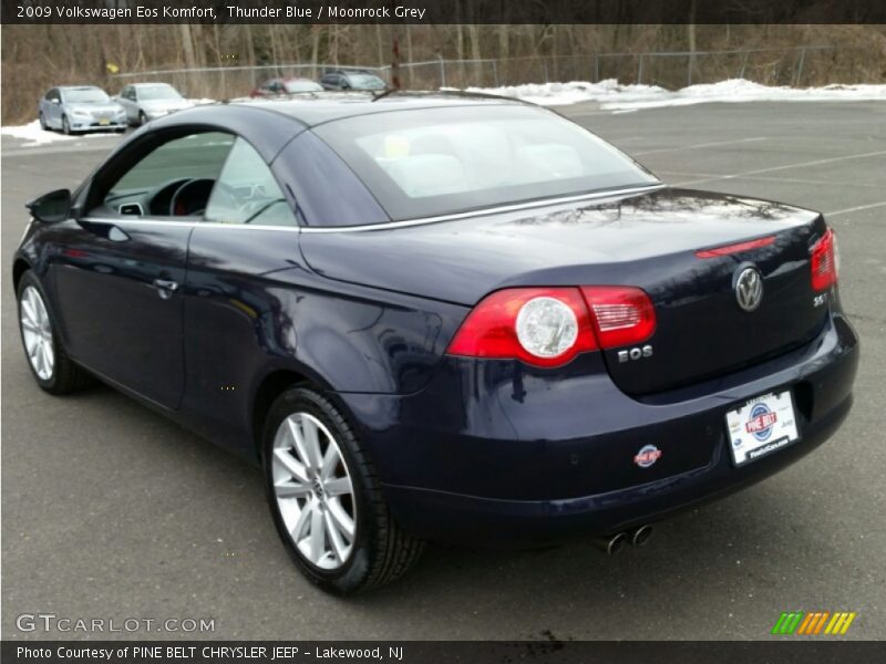 Thunder Blue / Moonrock Grey 2009 Volkswagen Eos Komfort
