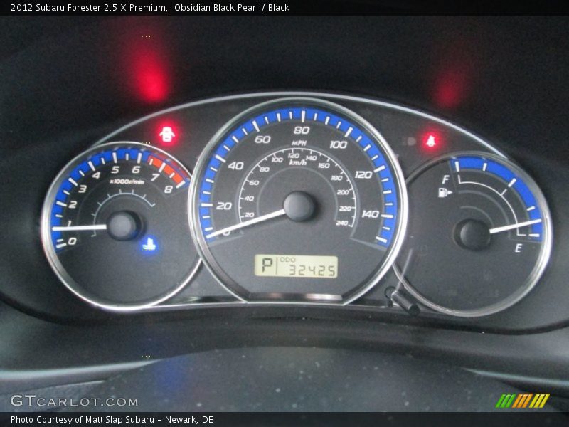 Obsidian Black Pearl / Black 2012 Subaru Forester 2.5 X Premium