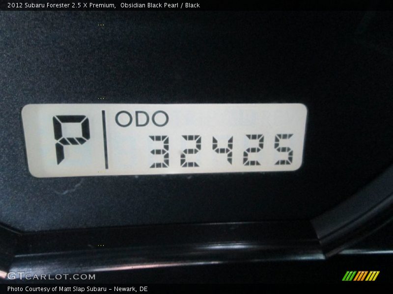 Obsidian Black Pearl / Black 2012 Subaru Forester 2.5 X Premium
