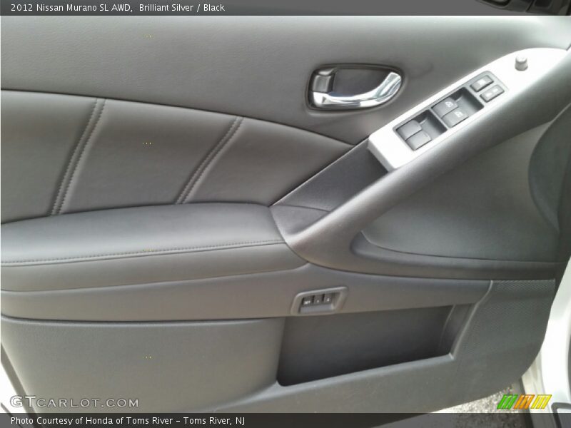 Brilliant Silver / Black 2012 Nissan Murano SL AWD