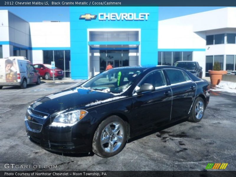 Black Granite Metallic / Cocoa/Cashmere 2012 Chevrolet Malibu LS