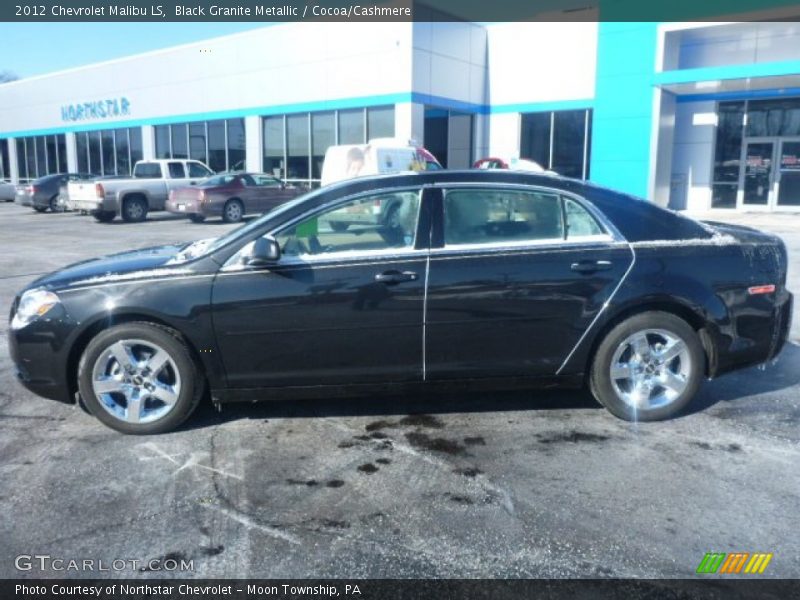 Black Granite Metallic / Cocoa/Cashmere 2012 Chevrolet Malibu LS
