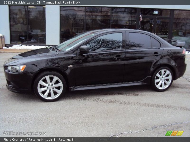Tarmac Black Pearl / Black 2012 Mitsubishi Lancer GT
