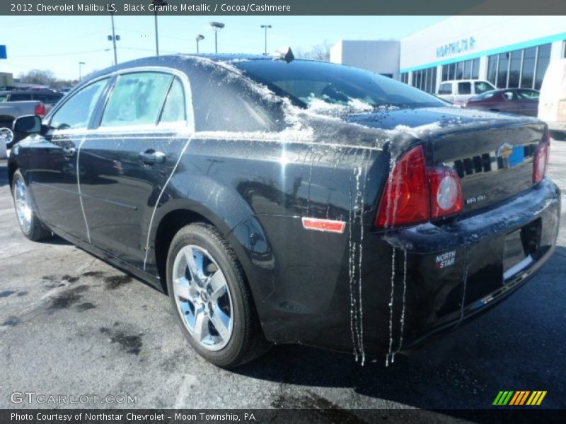 Black Granite Metallic / Cocoa/Cashmere 2012 Chevrolet Malibu LS