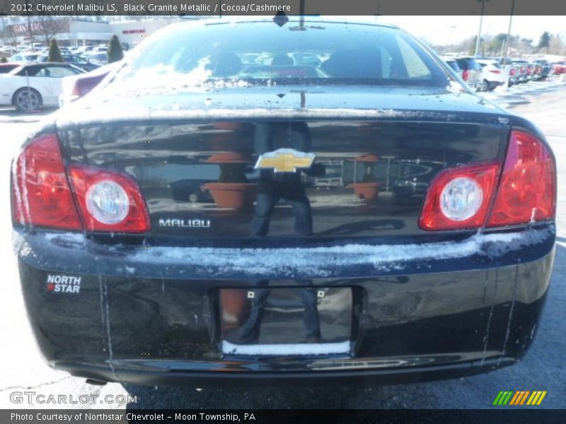 Black Granite Metallic / Cocoa/Cashmere 2012 Chevrolet Malibu LS
