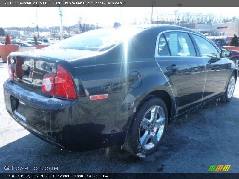 Black Granite Metallic / Cocoa/Cashmere 2012 Chevrolet Malibu LS
