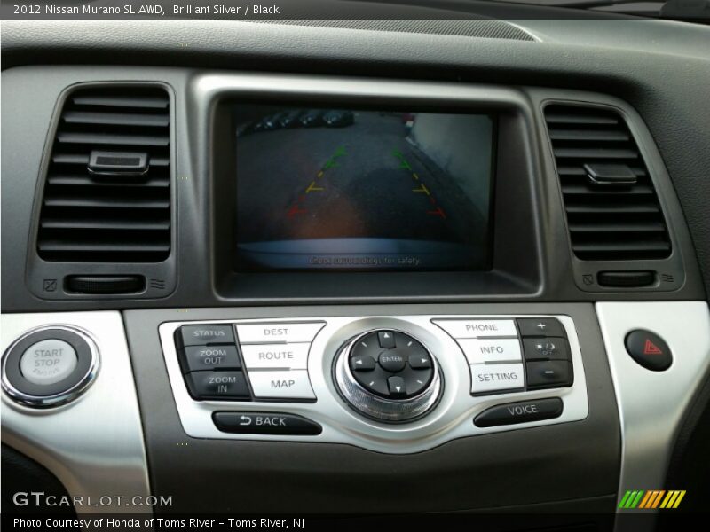 Brilliant Silver / Black 2012 Nissan Murano SL AWD