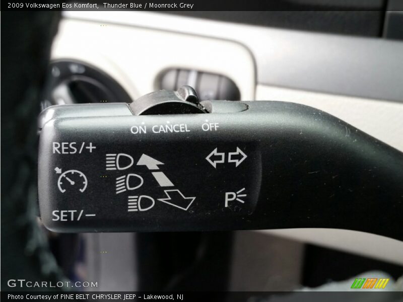 Thunder Blue / Moonrock Grey 2009 Volkswagen Eos Komfort